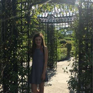 brandy melville halter neck flower dress